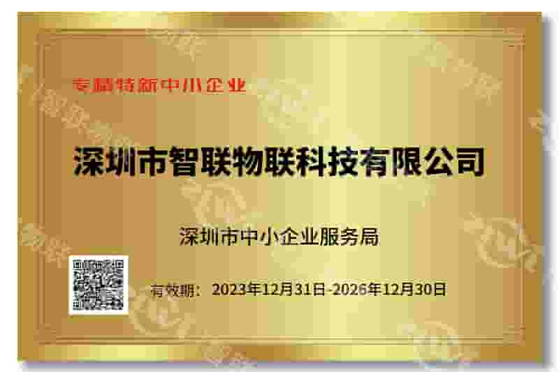 易币付(中国)专精特新证书